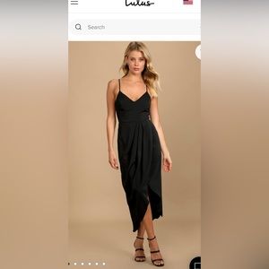 Lulus Black Dress Never Worn